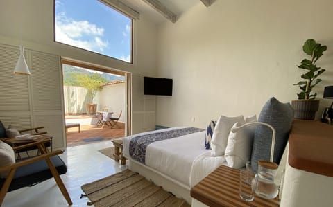 Premium bedding, down comforters, Select Comfort beds, minibar