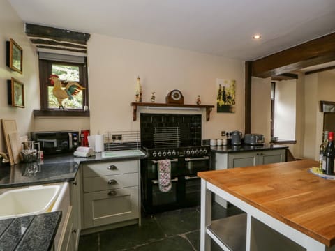 Fridge, dishwasher, electric kettle, toaster