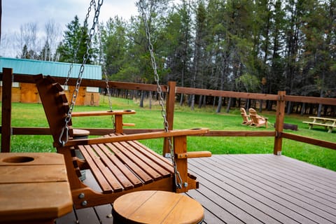 Guests love the front porch swing where you can unwind and enjoy the quiet