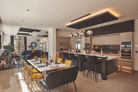 The kitchen at Reservoir View, Somerset