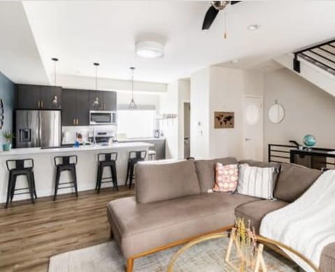 Living room & kitchen