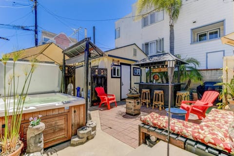 Guest house has a private entrance located in the back patio behind the main house.  "So much better than a sterile hotel. It was like staying with friends, but with a private space that was almost like being home."  Sue, guest