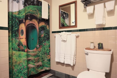 Room, Private Bathroom (Ada) | Bathroom | Combined shower/tub, free toiletries, hair dryer, towels