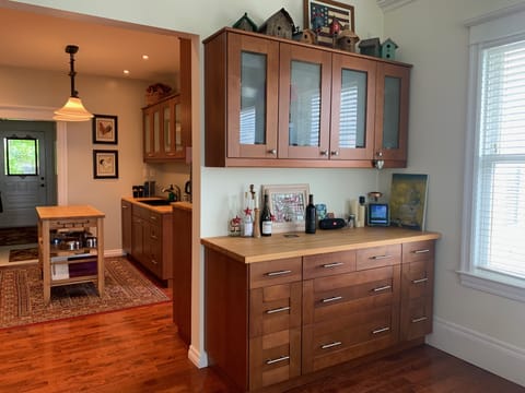 Buffet and Kitchen, first floor