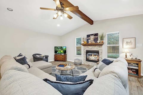 Warm up in front of this tranquil fireplace!