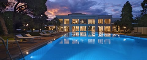 Indoor pool, 2 outdoor pools, open 8:00 AM to 7:30 PM, pool umbrellas