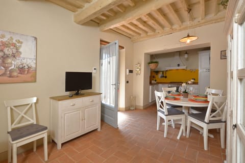 The living-dining room