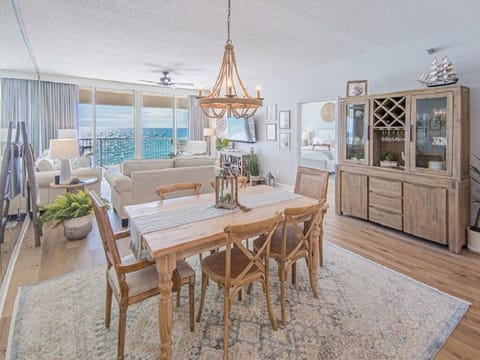 Dining table, seating for six