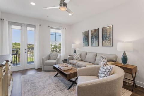 Warm and inviting living space.
