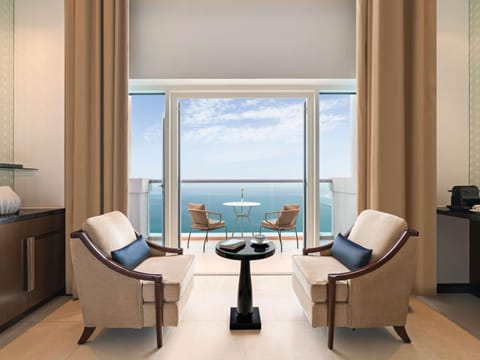 Premium Room, Balcony, Sea View | Premium bedding, minibar, in-room safe, desk
