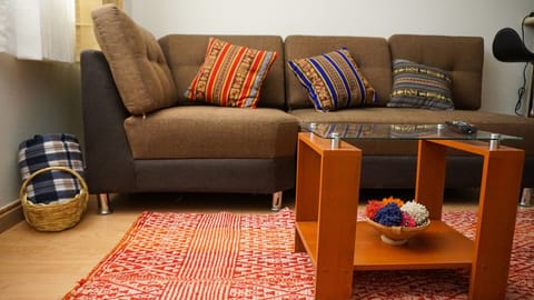 Get comfortable and relax on the sofa