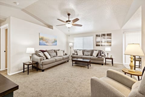 Sit back and relax in our cozy living room! Perfect for all ages!