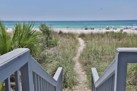 Walkway down to the beach.