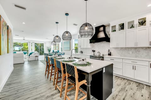 Fully equipped modern kitchen