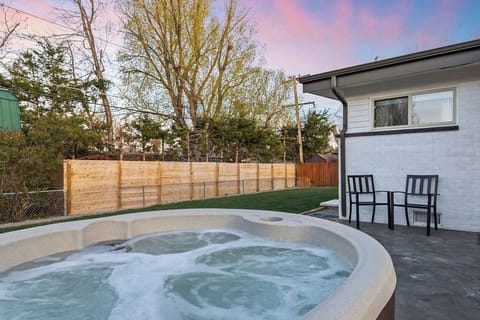 Relax in the hot tub!
