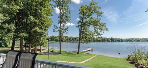 Enjoy the view from Serenity Lake Vista's back deck