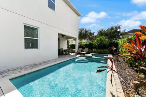 POOL & SPA:  Relax by the private pool under sunny skies—your personal paradise.