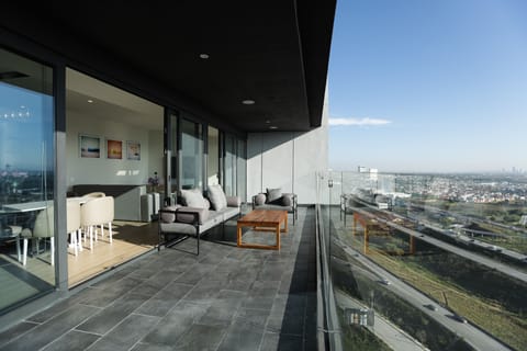 Outdoor balcony with amazing view