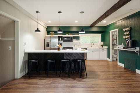 Fully stocked kitchen