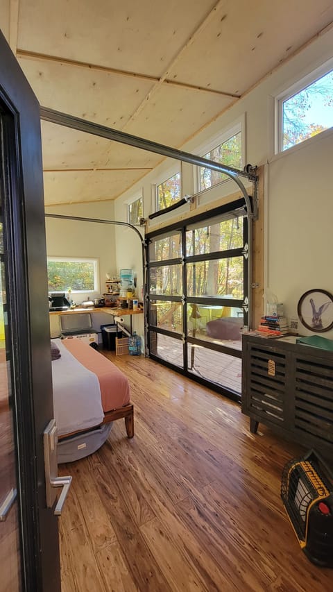 Inside the cabin! We're sure to have everything you need for an enjoyable stay