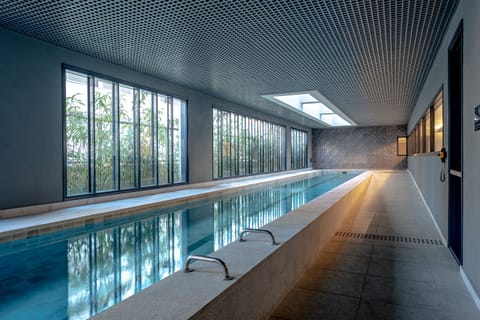 Indoor pool, outdoor pool