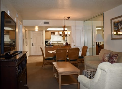 42-inch TV with cable channels