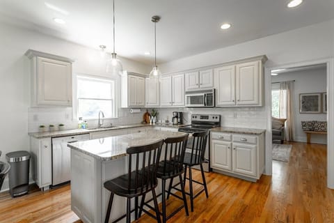 fully stocked kitchen
