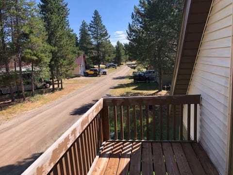 Deck view of the outside.