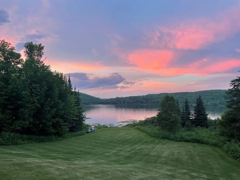 Sunset on the lake