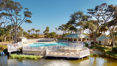 View of the Ocean and Barrington Community Pool