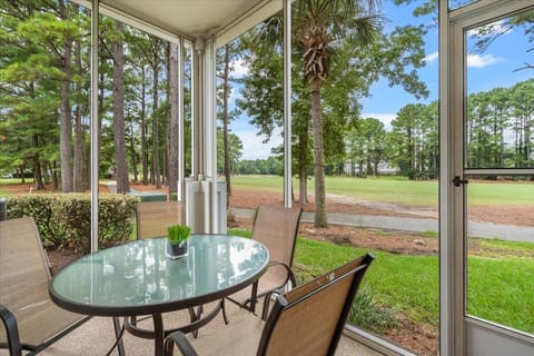 golf front view from Porch. 4th hole of Norman course