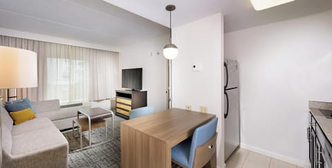 Suite, 1 King Bed | Private kitchen | Full-size fridge, microwave, dishwasher, coffee/tea maker