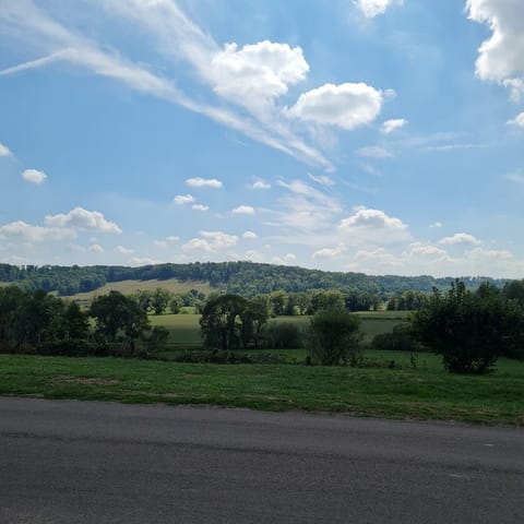 Zen caravan in a small private garden Campground/ 
RV Resort in Vosges