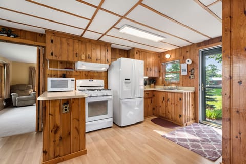 Full kitchen with everything you need. Dishwasher added Jan 2024 (not pictured).
