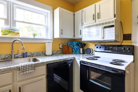 Plenty of prep space to make meals,