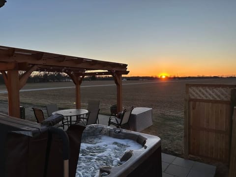 Watching the sun go down on the Prairie