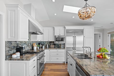 Fully stocked kitchen thoughtfully equipped for inspired cooking