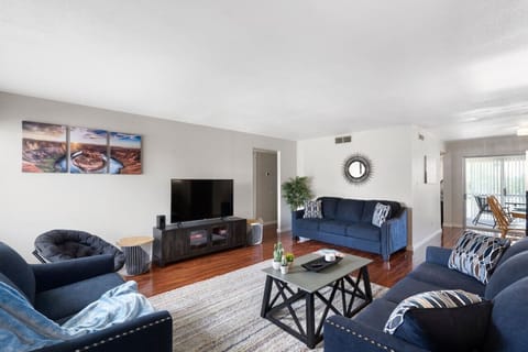 Spacious design with chic decor, perfect for gathering and unwinding in style!