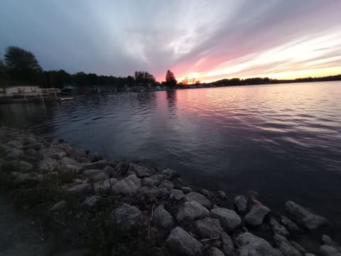 Sunset from Dwight Street Bridge.