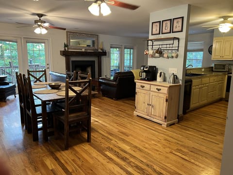 Main level open concept living area