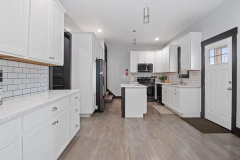 Kitchen invites casual bites