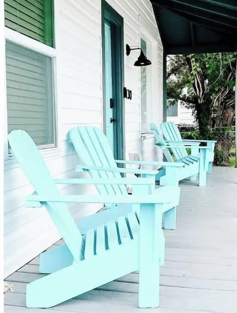 Have your coffee on the front porch in an adirondack chair.