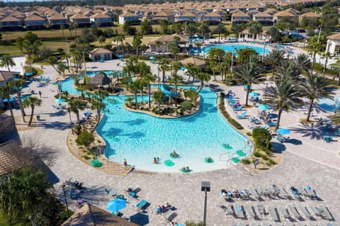Outdoor pool, sun loungers, lifeguards on site