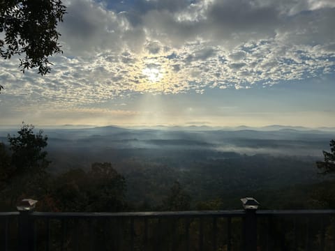 Mountain view from our rear balcony