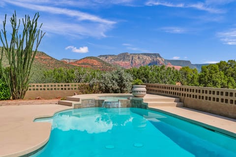 Take in the Views From the Private Pool and Hot Tub