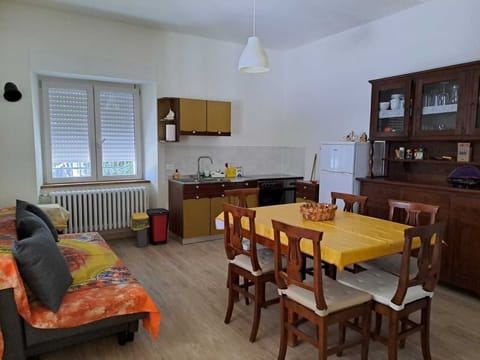 First kitchen and livingroom