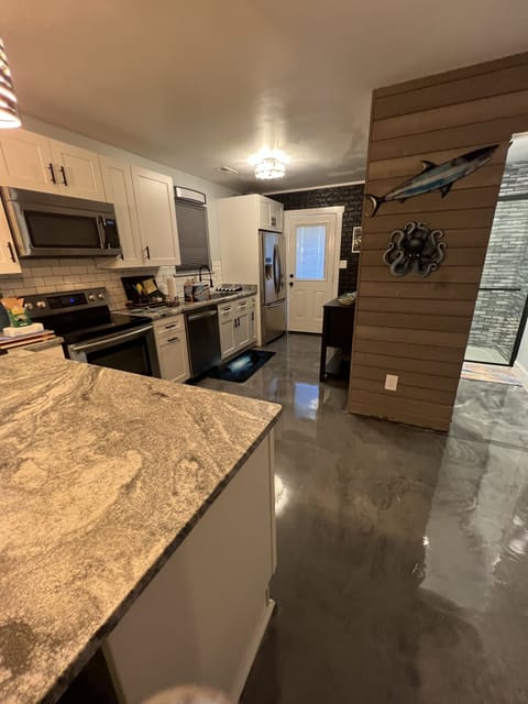 Hidden door, to master bath from the living room.