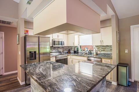 Kitchen with all new Stainless appliances