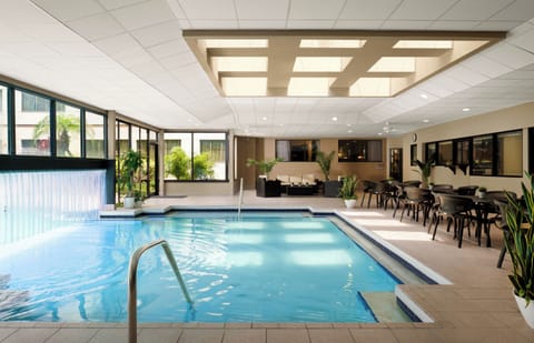 Indoor pool, outdoor pool