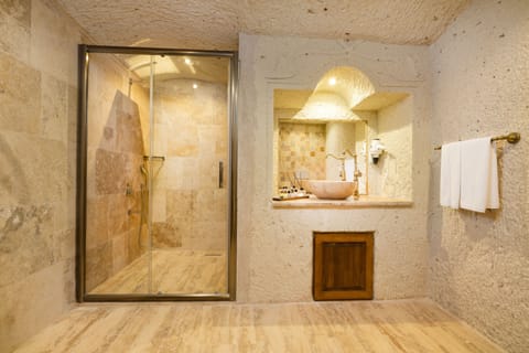 Standard Double Room | Bathroom | Shower, rainfall showerhead, free toiletries, hair dryer